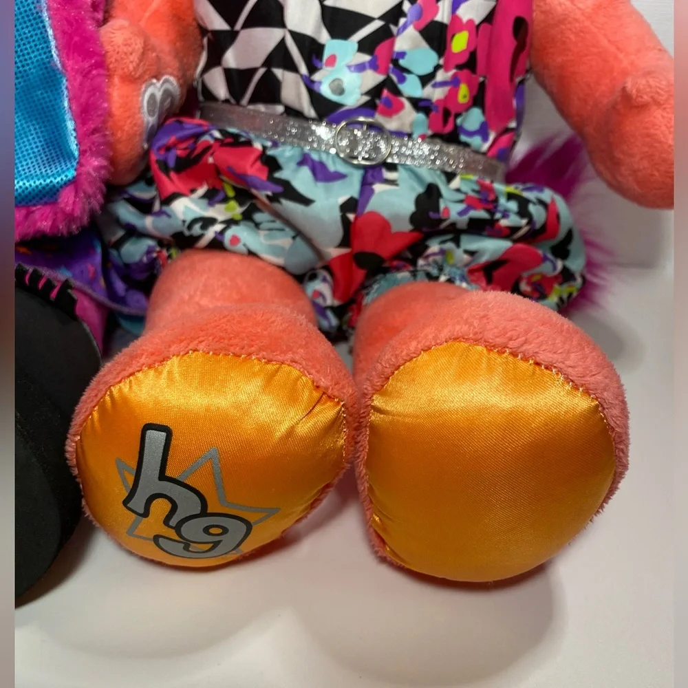 20" Build A Bear Honey Girl Risa Pink & Misha Rock Stars Singing Plushes BAB - Picture 8 of 13